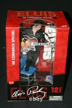 2004 Mcfarlane Toys Elvis Presley 12 Action Figure'68 Comeback Special New