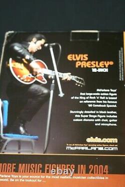 2004 Mcfarlane Toys Elvis Presley 12 Action Figure'68 Comeback Special New