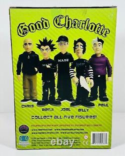 2004 S. E. G. Good Charlotte Complete Set of 5 Figures Benji Joel Billy Chris Paul