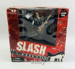 2005 McFarlane Guns N Roses Slash Deluxe Boxed Set Figure Sealed Worn Box 2005 McFarlane Guns N Roses Slash Deluxe Boxed Set Figure Sealed Worn Box