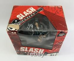 2005 McFarlane Guns N Roses Slash Deluxe Boxed Set Figure Sealed Worn Box