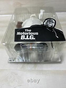 2006 MEZCO THE NOTORIOUS B. I. G. BIG 9 HIPHOP RAP Beige SUIT FIGURE NIB RARE