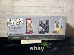 2006 McFarlane Toys Elvis Presley 3 Pack Deluxe Action Figure Set Rock