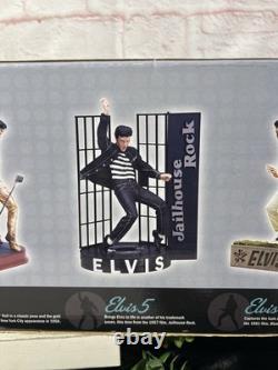 2006 McFarlane Toys Elvis Presley 3 Pack Deluxe Action Figure Set Rock