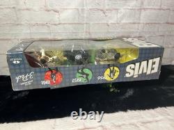 2006 McFarlane Toys Elvis Presley 3 Pack Deluxe Action Figure Set Rock