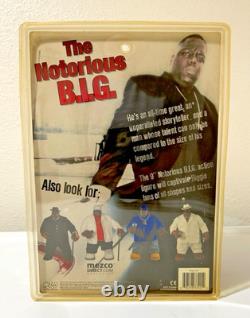 2006 Mezco Notorious B. I. G Biggie Smalls ALL White Suite 9 Action Figure New