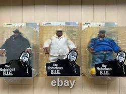 2006 Mezco The Notorious B. I. G. Biggie Smalls 9 Figure Lot Black White & Blue