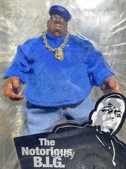 2006 Mezco The Notorious B. I. G. Biggie Smalls 9 Figure Lot Black White & Blue