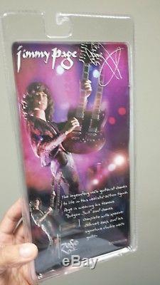 2006 Neca Jimmy Page Figure with Gibson Double Neck + ZoSo MIP Free US Shipping
