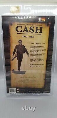 2006 Sota Toys Johnny Cash Man In Black 7 Action Figure, New