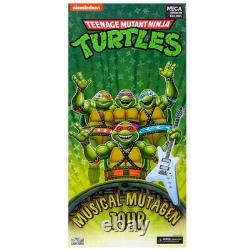2020 Neca Teenage Mutant Ninja Turtles Musical Mutagen Tour 4 Pack Sealed New