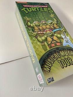2020 Neca Teenage Mutant Ninja Turtles Musical Mutagen Tour 4 Pack Sealed New