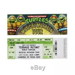 2020 SDCC NECA TMNT MUSICAL MUTAGEN TOUR 4 PACK 1990 MOVIE CONFIRMED Size XXL