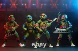 2020 SDCC NECA Teenage Mutant Ninja Turtles Musical Mutagen Tour 4-Pack Figures