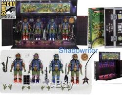 2020 Sdcc Neca Tmnt Musical Mutagen Tour 4 Pack 1990 Movie Preorder