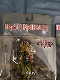 2 Iron Maiden Eddie Killers 2011 Neca 7 Action Figure NIB Self Titled S/T LP CD