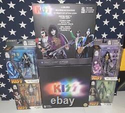 (2) KISS BST AXN KISS 4 Pack Signature Colors & Each Single Pack Action Figures