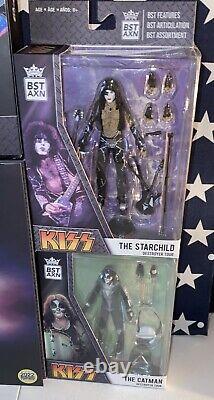 (2) KISS BST AXN KISS 4 Pack Signature Colors & Each Single Pack Action Figures