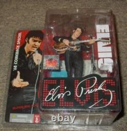 (2) McFarlane Toys 68' COMEBACK ELVIS & 25th Anniversary ELVIS Action Figures
