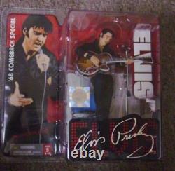 (2) McFarlane Toys 68' COMEBACK ELVIS & 25th Anniversary ELVIS Action Figures
