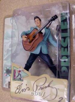 (2) McFarlane Toys 68' COMEBACK ELVIS & 25th Anniversary ELVIS Action Figures