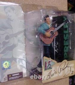 (2) McFarlane Toys 68' COMEBACK ELVIS & 25th Anniversary ELVIS Action Figures