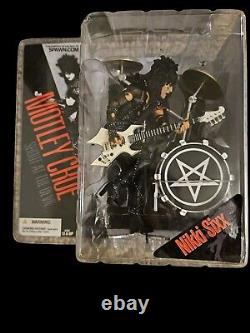 (2) McFarlane Toys Motley Crue Action Figure Nikki Six Tommy Lee NIP