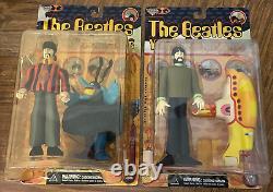 2 Sets (8 / Carded / Sealed Action Figures) McFarlane / BEATLES YELLOW SUBMARINE