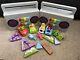 (2) Yo Gabba Gabba Musical Boombox Works Cars Figures Brobee Plex Muno Foofa Lot