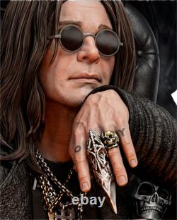 3D Printed Fan Art Ozzy Osburne Sculpture by Wicked3d