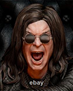 3D Printed Fan Art Ozzy Osburne Sculpture by Wicked3d