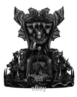 3D Printed Fan Art Ozzy Osburne Sculpture by Wicked3d