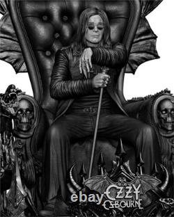 3D Printed Fan Art Ozzy Osburne Sculpture by Wicked3d