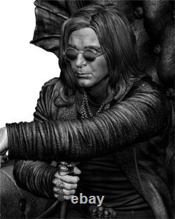 3D Printed Fan Art Ozzy Osburne Sculpture by Wicked3d