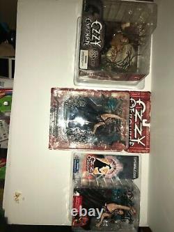 3 OZZY OSBOURNE action figures mcfarlane spawn