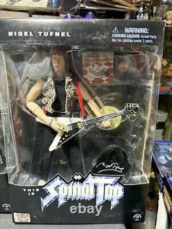 3 Spinal Tap Action Figures /Nigel Tufnel / Derek Smalls / David St Hubbins