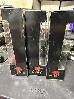 3 Spinal Tap Action Figures /Nigel Tufnel / Derek Smalls / David St Hubbins