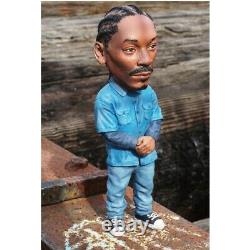 3pcs Snoop Dogg Rapper Hip Hop Action Figure Mini Resin Figures Statue Doll New