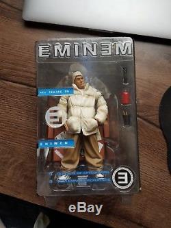 3x Eminem 1x'Slim Shady' Action Figure Art Asylum 2001 Music Memorabillia