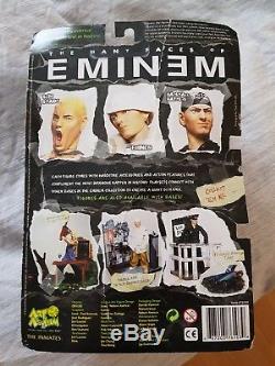 3x Eminem 1x'Slim Shady' Action Figure Art Asylum 2001 Music Memorabillia