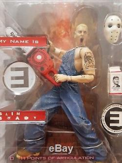 3x Eminem 1x'Slim Shady' Action Figure Art Asylum 2001 Music Memorabillia