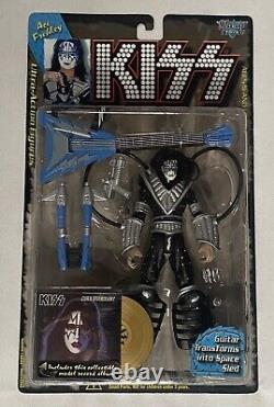 4 KISS McFarlane Ultra Action Figures Simmons Stanley Frehley Criss Collector's