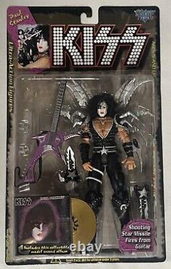 4 KISS McFarlane Ultra Action Figures Simmons Stanley Frehley Criss Collector's