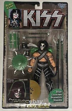 4 KISS McFarlane Ultra Action Figures Simmons Stanley Frehley Criss Collector's