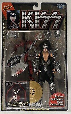 4 KISS McFarlane Ultra Action Figures Simmons Stanley Frehley Criss Collector's