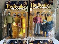 4 McFarlane The BEATLES Yellow Submarine Figures John, Paul, George, Ringo 1999