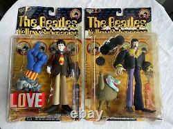 4 McFarlane The BEATLES Yellow Submarine Figures John, Paul, George, Ringo 1999