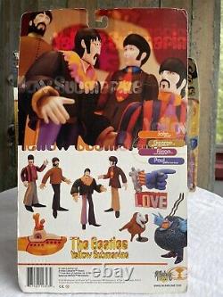 4 McFarlane The BEATLES Yellow Submarine Figures John, Paul, George, Ringo 1999