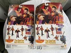 4 McFarlane The BEATLES Yellow Submarine Figures John, Paul, George, Ringo 1999