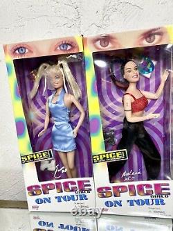 5 New Vintage 1998 Spice Girls On Tour Galoob Official Action Figures Dolls